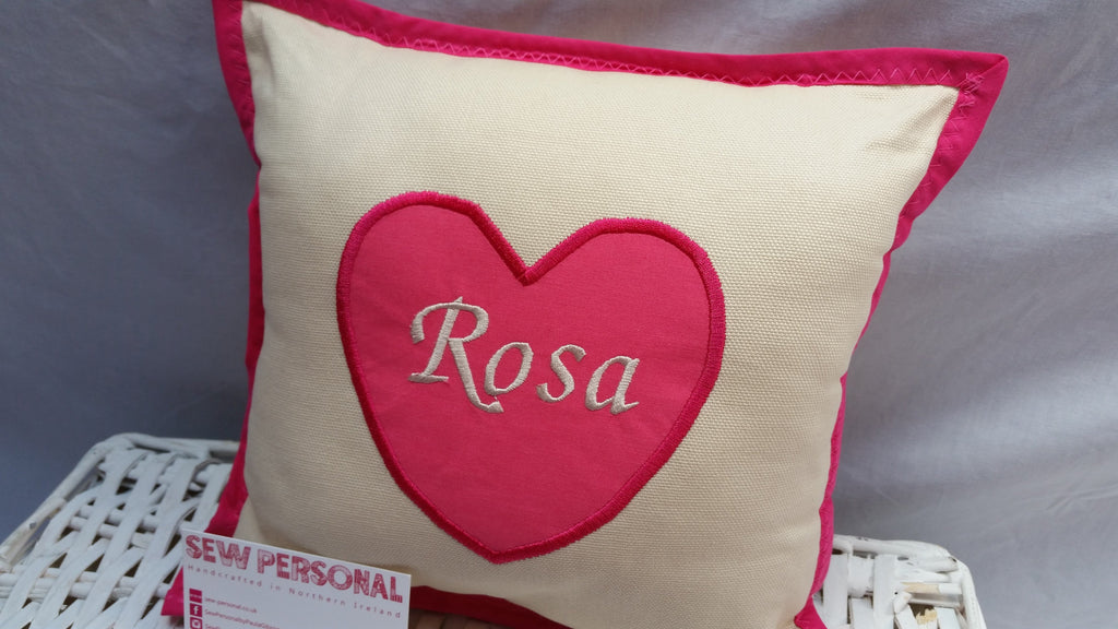 Small Personalised Cushion for Girls